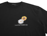 ランベルシオ(LANG VERSIO) 310 Flower Print Short-sleeved T-shirt