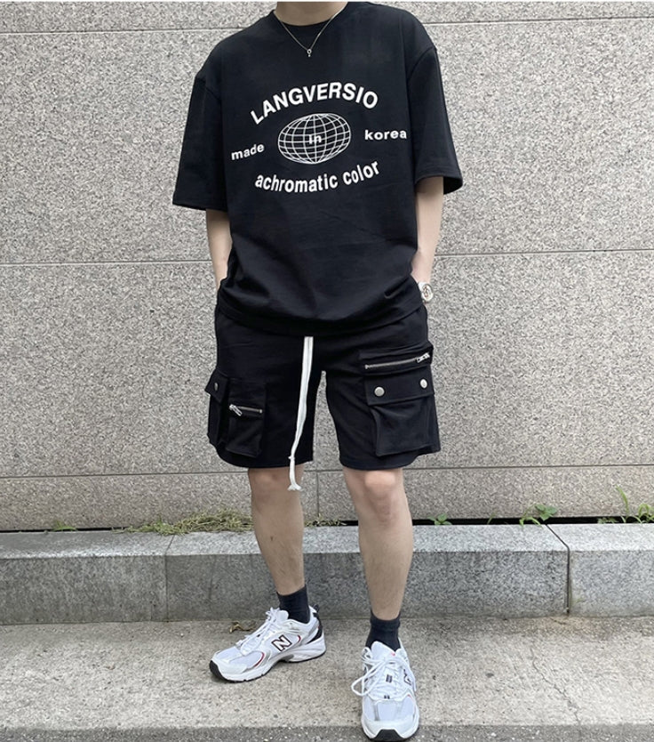 ランベルシオ(LANG VERSIO) 311 Logo Short-sleeved T-shirt VER.1