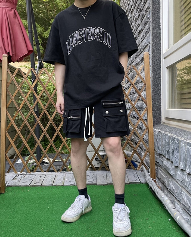 ランベルシオ(LANG VERSIO) 312 Logo Short-sleeved T-shirt VER.2