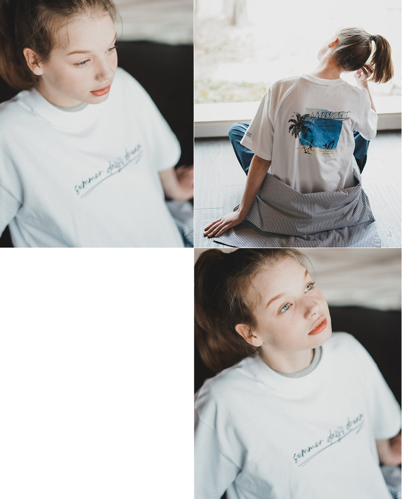 ダブルユーブイプロジェクト(WV PROJECT) SUMMER DAYS SHORT SLEEVE (WHITE) MJST7499