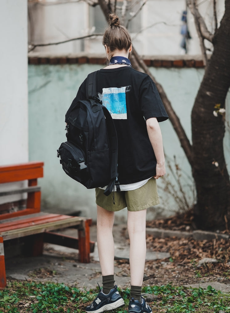 ダブルユーブイプロジェクト(WV PROJECT) SUMMER DAYS SHORT SLEEVE (BLACK) MJST7499