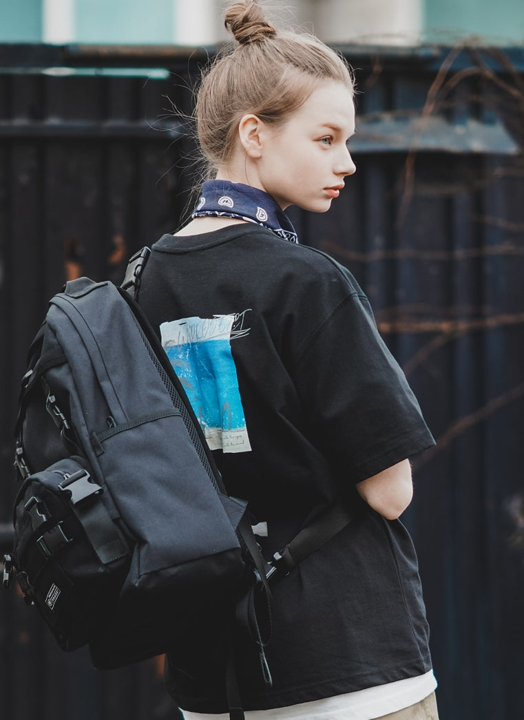 ダブルユーブイプロジェクト(WV PROJECT) SUMMER DAYS SHORT SLEEVE (BLACK) MJST7499