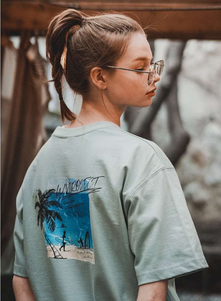 ダブルユーブイプロジェクト(WV PROJECT) SUMMER DAYS SHORT SLEEVE (MINT) MJST7499