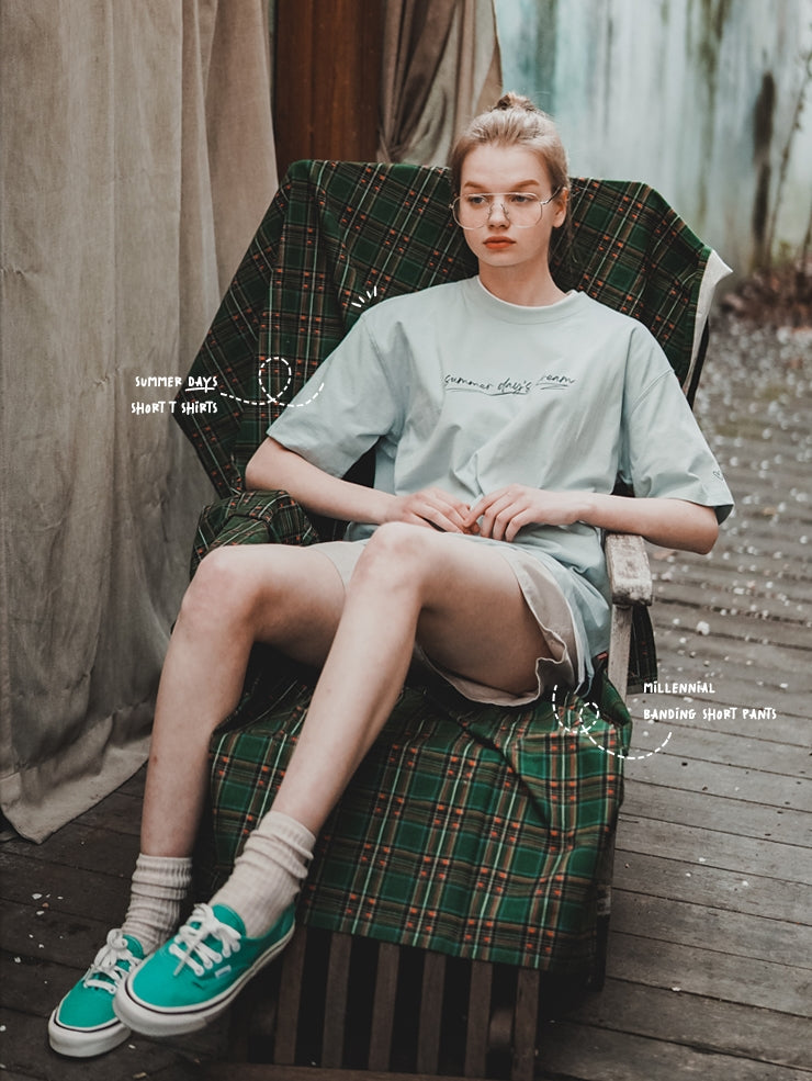 ダブルユーブイプロジェクト(WV PROJECT) SUMMER DAYS SHORT SLEEVE (MINT) MJST7499