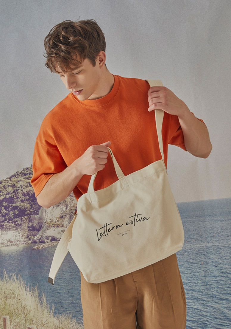 BBYB(ビービーワイビー) POST Canvas 2way Bag (L) Ivory