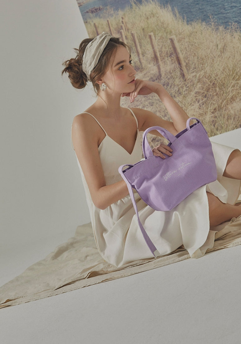 BBYB(ビービーワイビー) POST Canvas 2way Bag (M) Violet