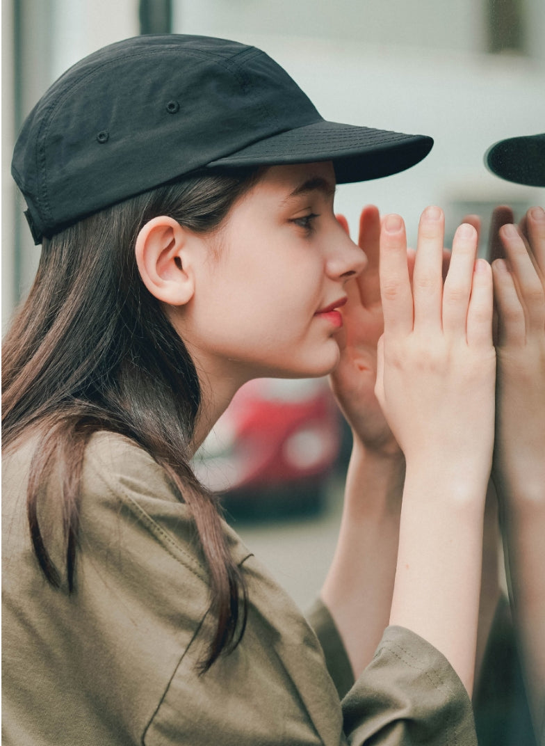 ティーダブリューエヌ(TWN) BLANK CAMP CAP BLACK STAC3391