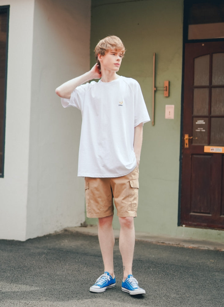 ティーダブリューエヌ(TWN) MOONPHASE SHORT SLEEVE WHITE LMST3376