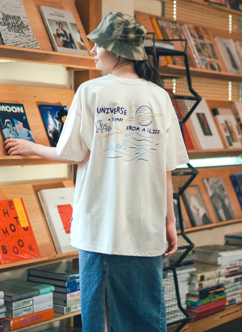 ティーダブリューエヌ(TWN) UCLIFF SHORT SLEEVE IVORY HHST3392