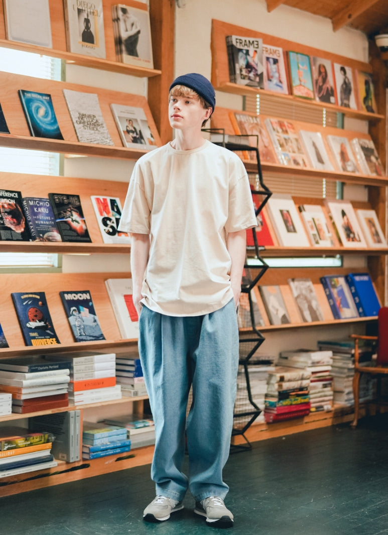 ティーダブリューエヌ(TWN) LIGHTLY WEIGHT SHORT SLEEVE LIGHTBEIGE SHST3364