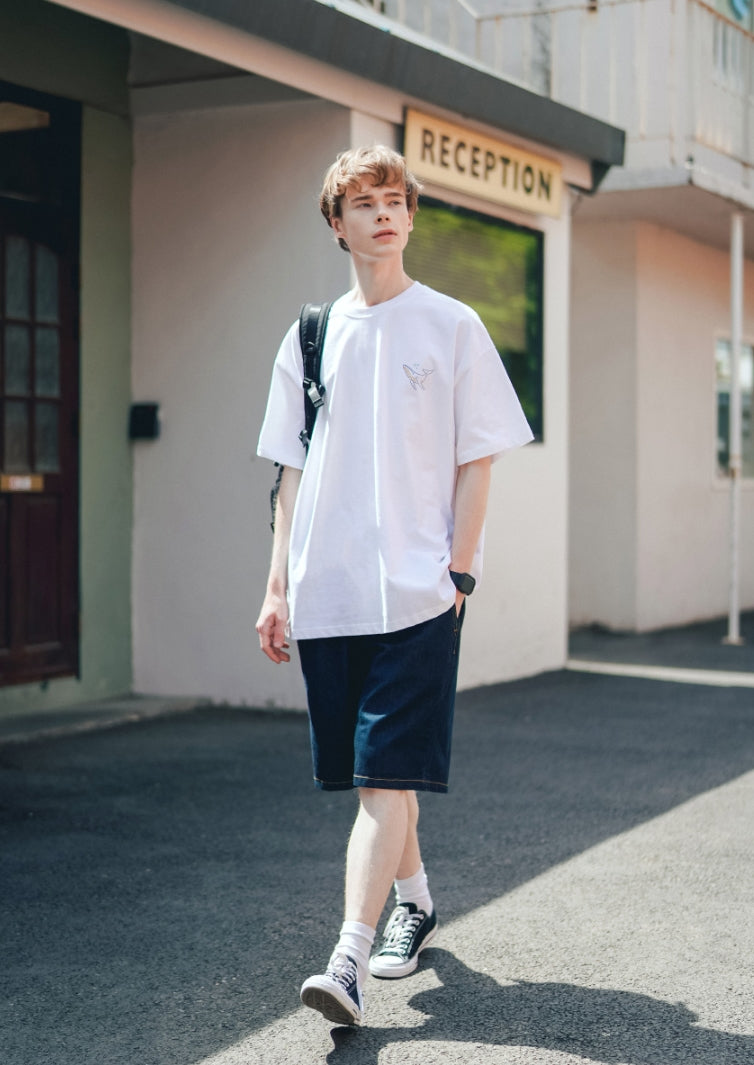 ティーダブリューエヌ(TWN) WHALE SHORT SLEEVE WHITE STST3388