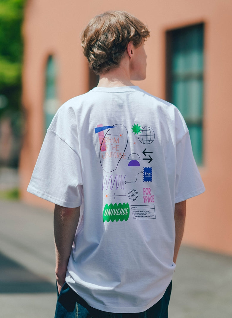 ティーダブリューエヌ(TWN) POST SHORT SLEEVE WHITE JEST3389