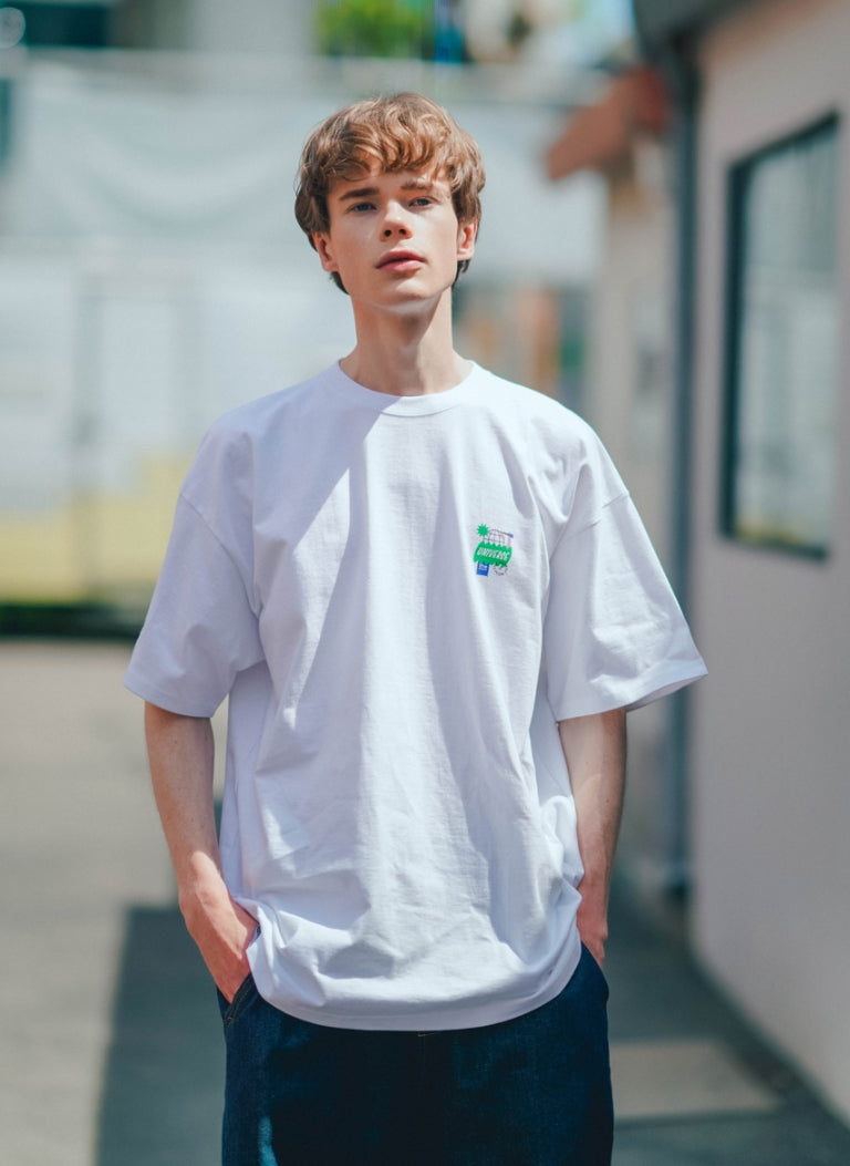ティーダブリューエヌ(TWN) POST SHORT SLEEVE WHITE JEST3389