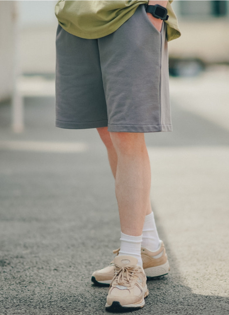 ティーダブリューエヌ(TWN) BASIC RELAX SHORT PANTS DEEP GREY SHSP3390