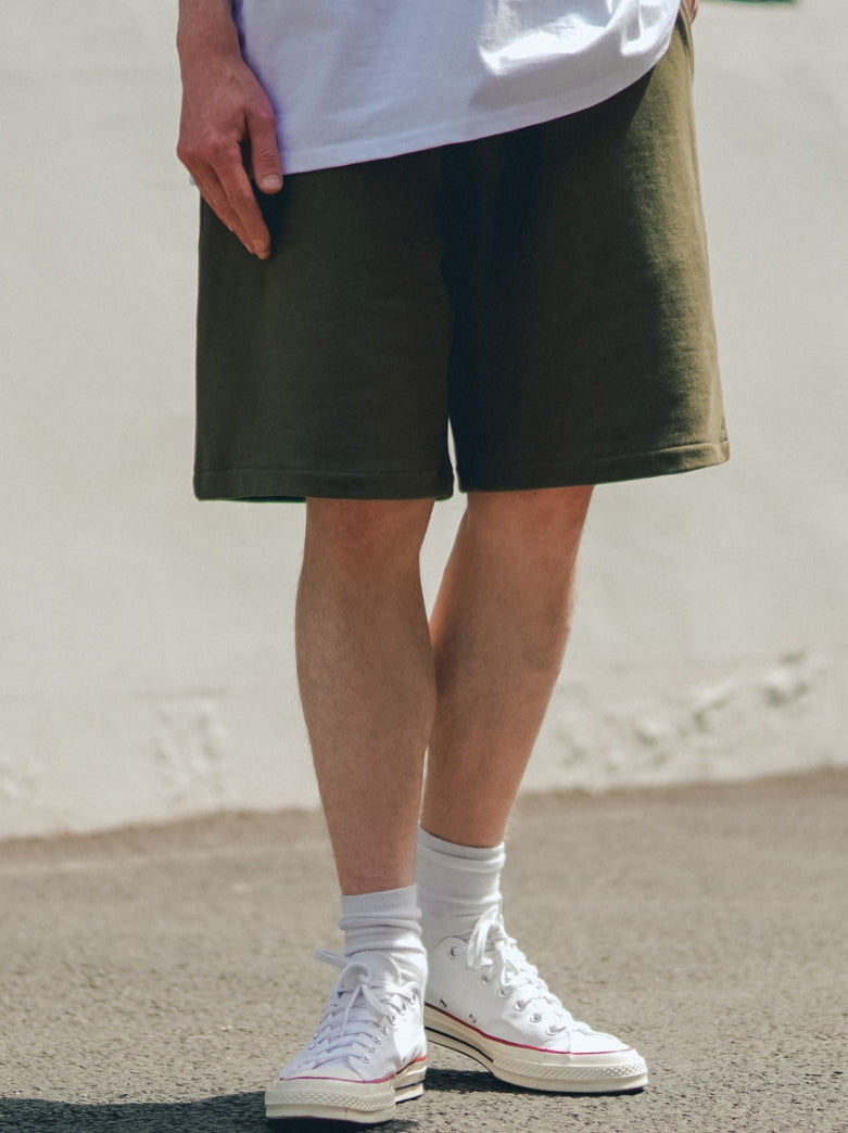 ティーダブリューエヌ(TWN) BASIC RELAX SHORT PANTS KHAKI SHSP3390
