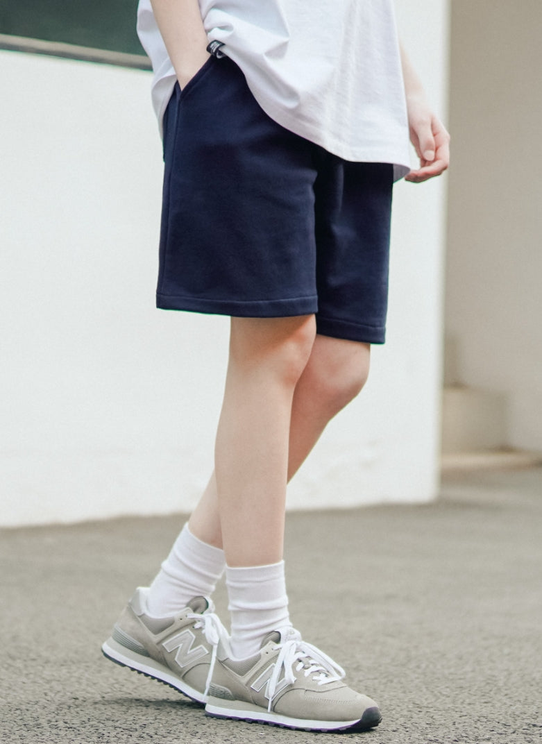 ティーダブリューエヌ(TWN) BASIC RELAX SHORT PANTS NAVY SHSP3390