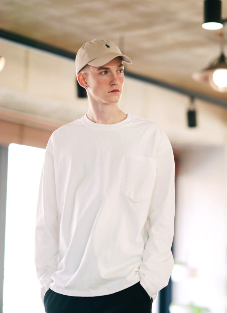 パーステップ(PERSTEP) PRIMITIVE LONG-SLEEVE WHITE SMLT4312