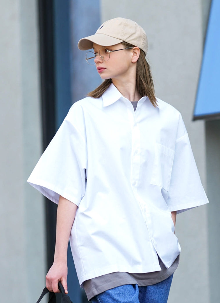 パーステップ(PERSTEP) FLOUNDER HALF SHIRT WHITE DESS4420