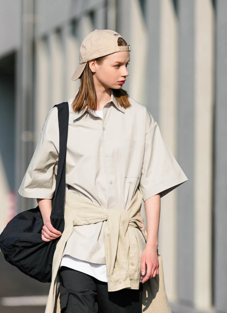 パーステップ(PERSTEP) FLOUNDER HALF SHIRT STONE BEIGE DESS4420