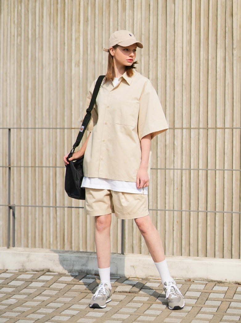 パーステップ(PERSTEP) FLOUNDER HALF SHIRT SOFT BEIGE DESS4420