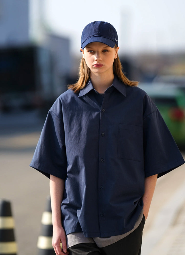 パーステップ(PERSTEP) FLOUNDER HALF SHIRT NAVY DESS4420