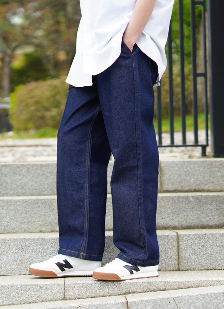 パーステップ(PERSTEP)  BELUGA BALLOON DENIM PANTS DARK BLUE DELP4424