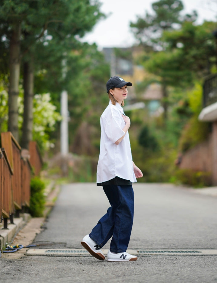 パーステップ(PERSTEP)  BELUGA BALLOON DENIM PANTS DARK BLUE DELP4424