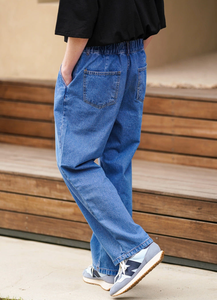 パーステップ(PERSTEP)  BELUGA BALLOON DENIM PANTS BLUE DELP4424
