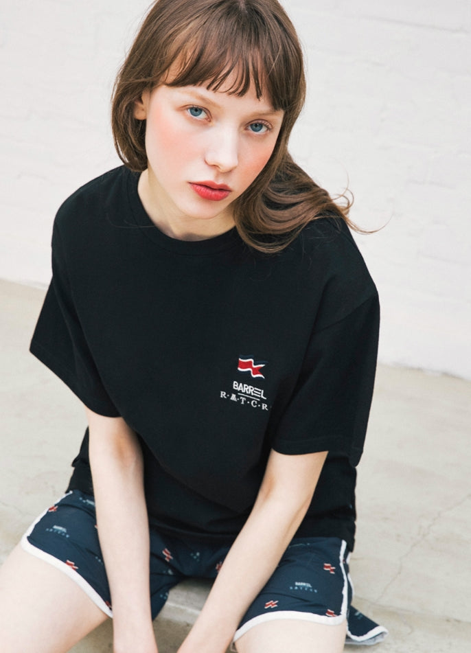 ロマンティッククラウン(ROMANTIC CROWN) [BARREL X RMTC]DIVE IN ROMANTIC TEE_BLACK