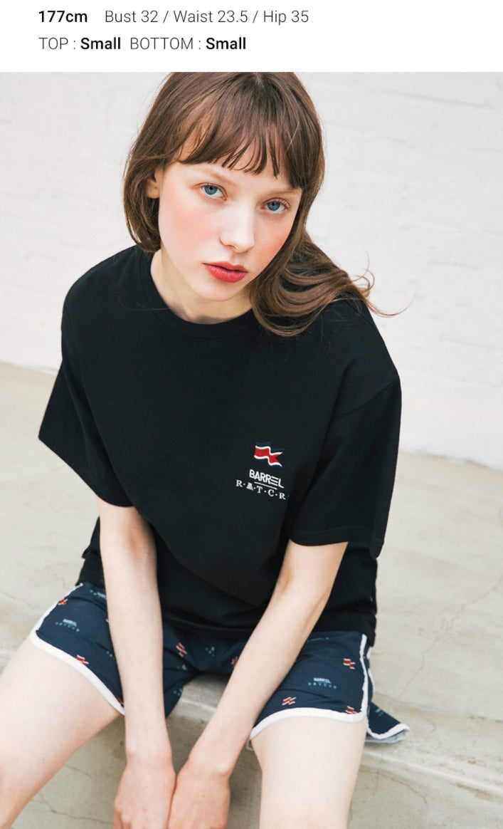 ロマンティッククラウン(ROMANTIC CROWN) [BARREL X RMTC]DIVE IN ROMANTIC TEE_BLACK