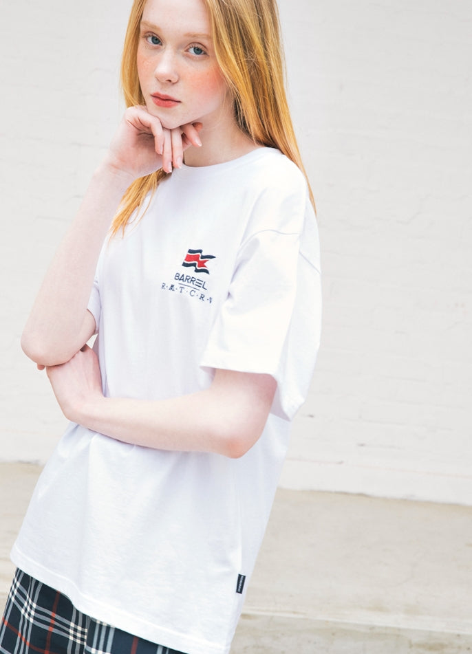 ロマンティッククラウン(ROMANTIC CROWN) [BARREL X RMTC]DIVE IN ROMANTIC TEE_WHITE