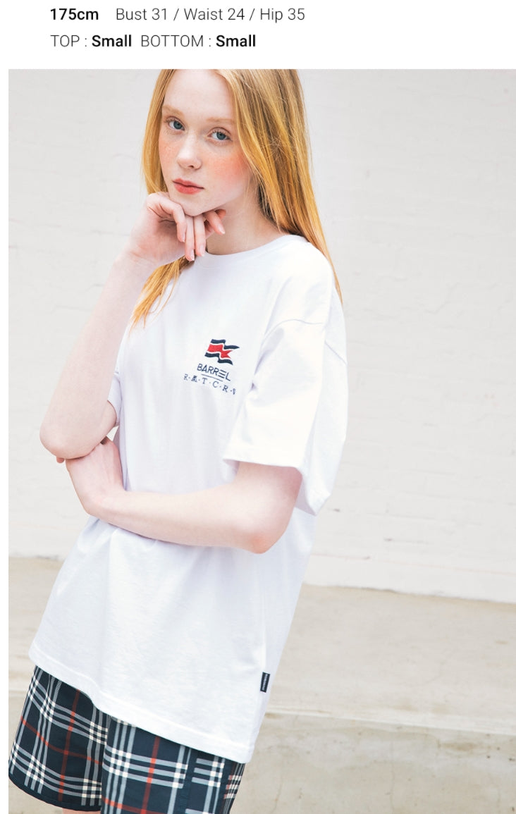 ロマンティッククラウン(ROMANTIC CROWN) [BARREL X RMTC]DIVE IN ROMANTIC TEE_WHITE