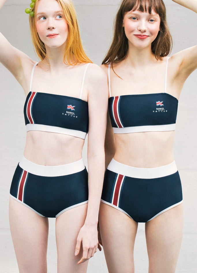 ロマンティッククラウン(ROMANTIC CROWN)  [BARREL X RMTC]HIGH WAIST PANTS_DEEP NAVY