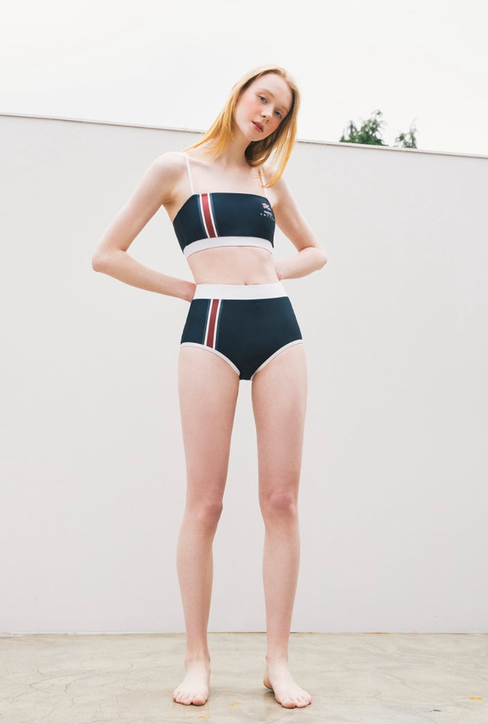 ロマンティッククラウン(ROMANTIC CROWN)  [BARREL X RMTC]HIGH WAIST PANTS_DEEP NAVY