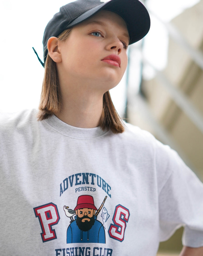 パーステップ(PERSTEP)  FISHER T-SHIRT OATMEAL JUST4425