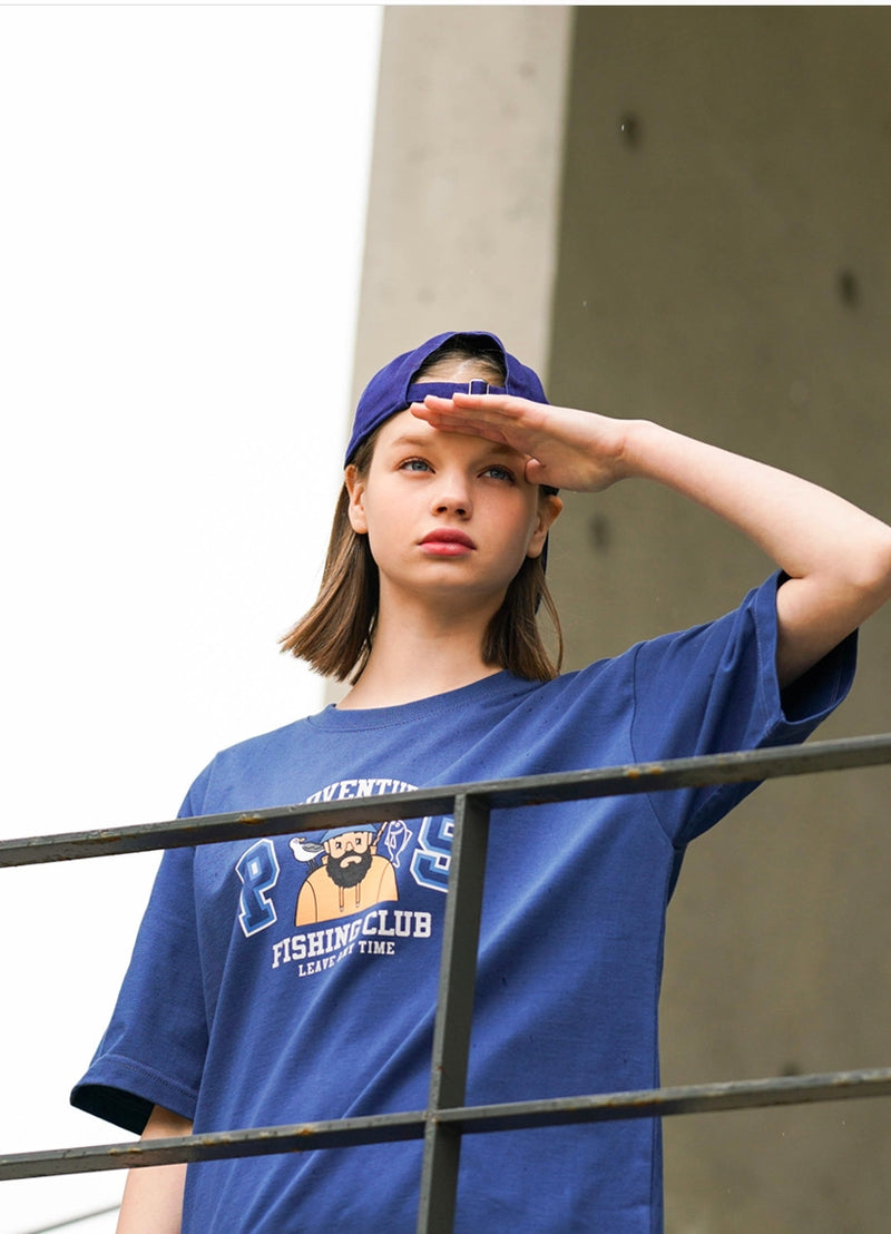 パーステップ(PERSTEP)  FISHER T-SHIRT DARK BLUE JUST4425