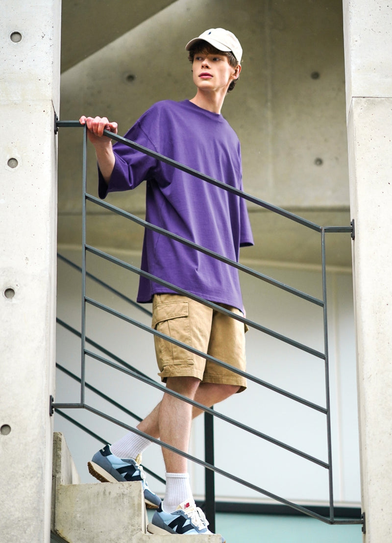 パーステップ(PERSTEP)  RENDER T-SHIRT PURPLE JUST4417