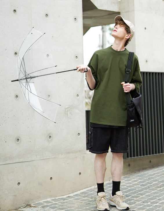 パーステップ(PERSTEP)  RENDER T-SHIRT KHAKI JUST4417