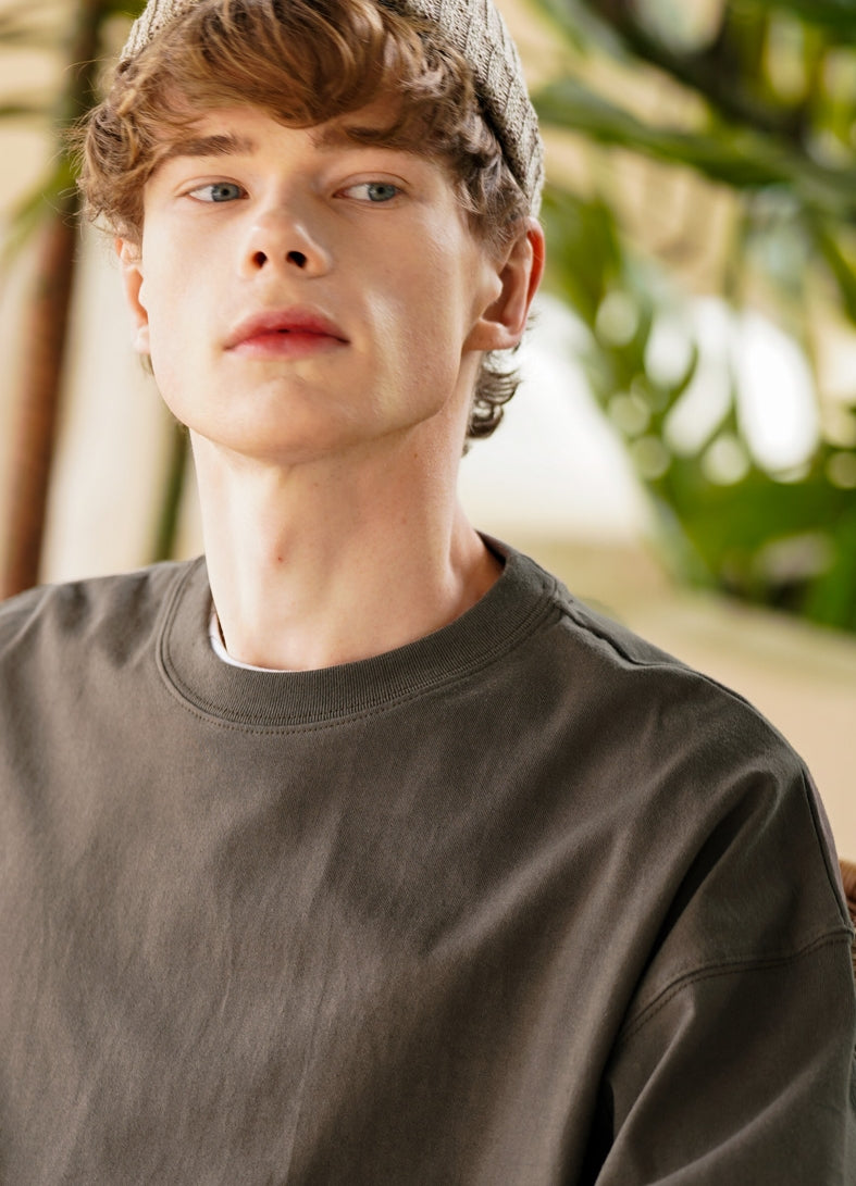 パーステップ(PERSTEP)  RENDER T-SHIRT DARK BROWN JUST4417