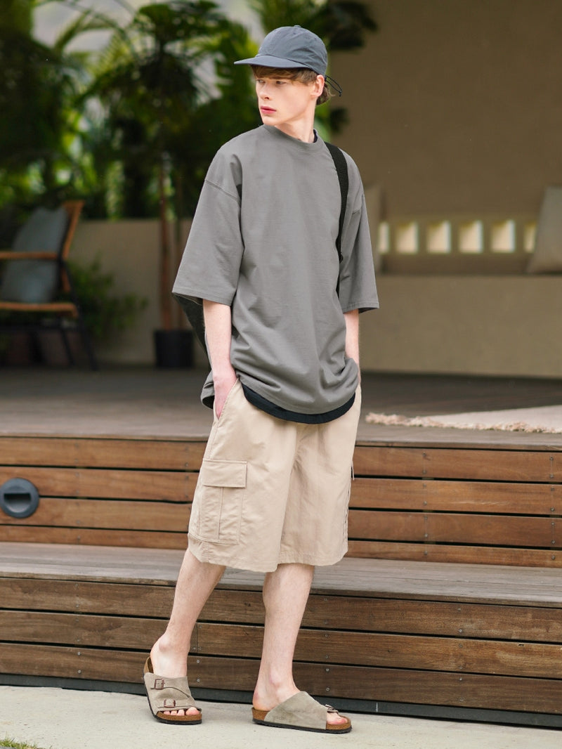 パーステップ(PERSTEP)  RENDER T-SHIRT DEEP GREY JUST4417