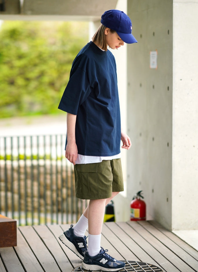 パーステップ(PERSTEP)  RENDER T-SHIRT NAVY JUST4417