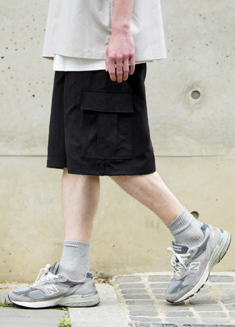 パーステップ(PERSTEP) BOLD CARGO SHIRT PANTS BLACK JUSP4418