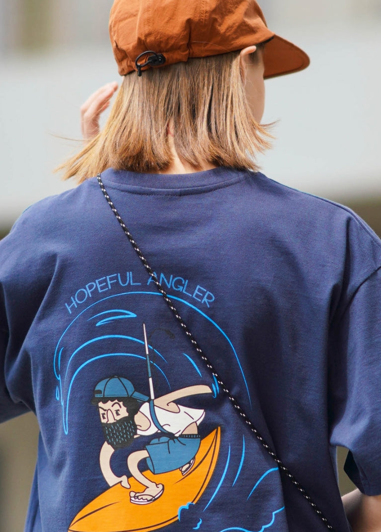 パーステップ(PERSTEP) ANGLER T-SHIRT NAVY BJST4433