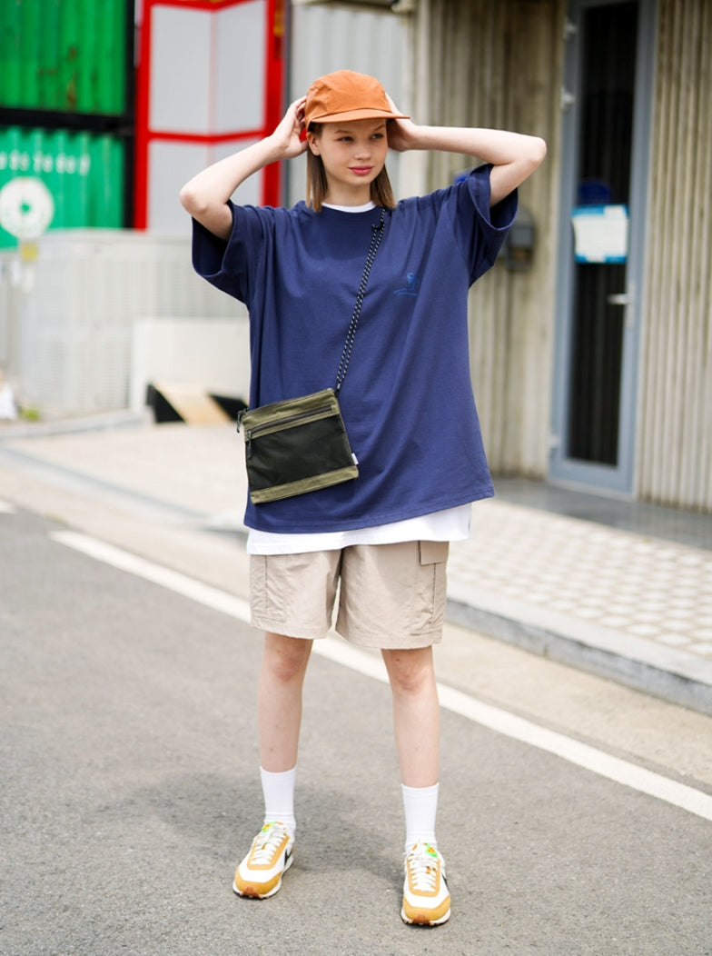 パーステップ(PERSTEP) ANGLER T-SHIRT NAVY BJST4433