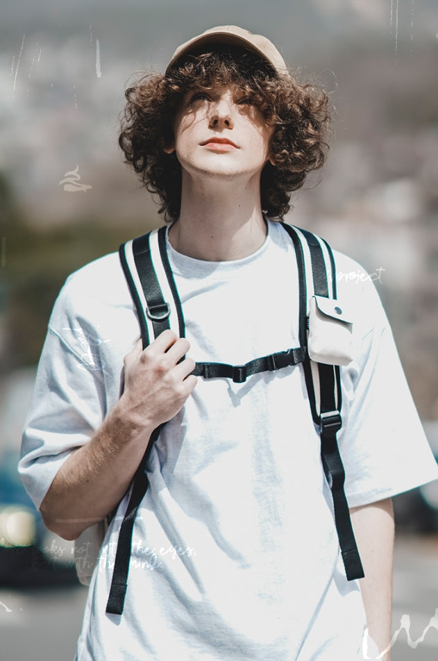 ダブルユーブイプロジェクト(WV PROJECT)  SIXTEEN SHORT SLEEVE T-SHIRTS WHITEOATMEAL CJST7500