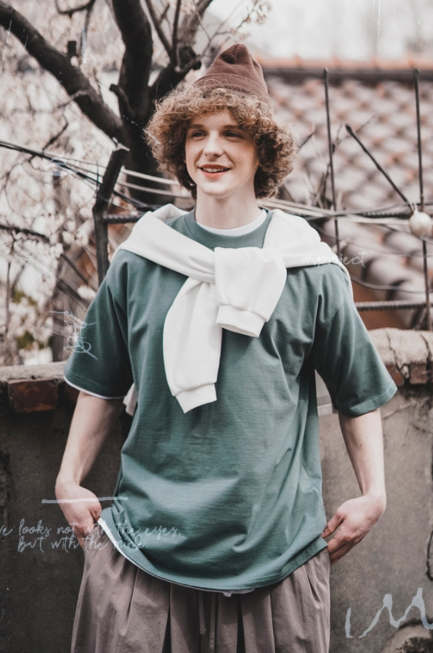 ダブルユーブイプロジェクト(WV PROJECT)  SIXTEEN SHORT SLEEVE T-SHIRTS KHAKI CJST7500