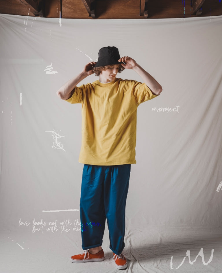 ダブルユーブイプロジェクト(WV PROJECT)  SIXTEEN SHORT SLEEVE T-SHIRTS YELLOW CJST7500