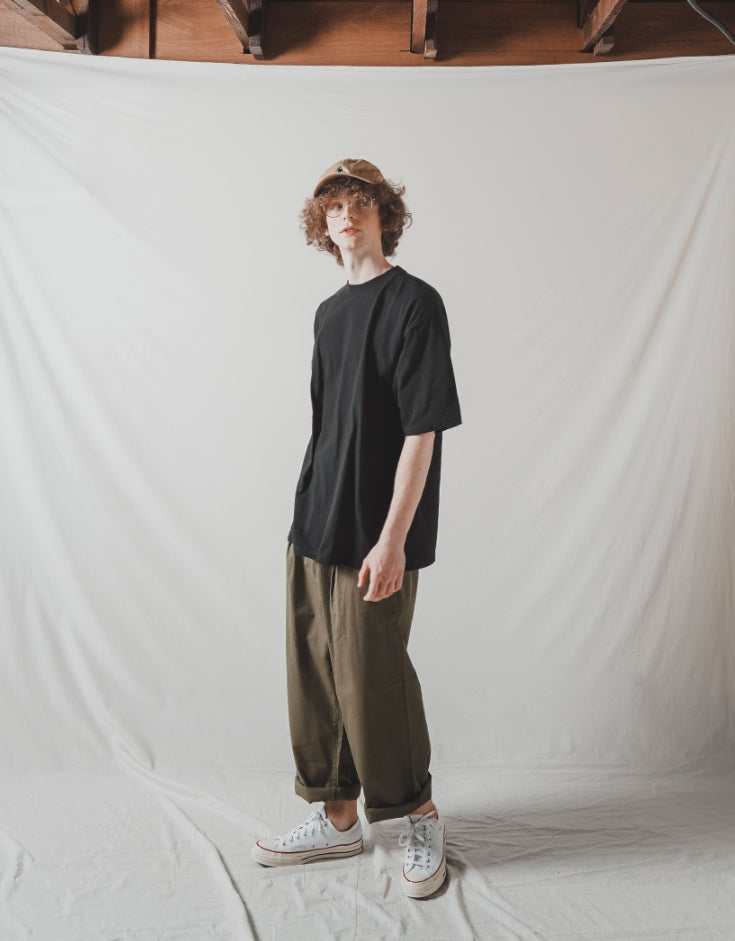 ダブルユーブイプロジェクト(WV PROJECT)  SIXTEEN SHORT SLEEVE T-SHIRTS BLACK CJST7500