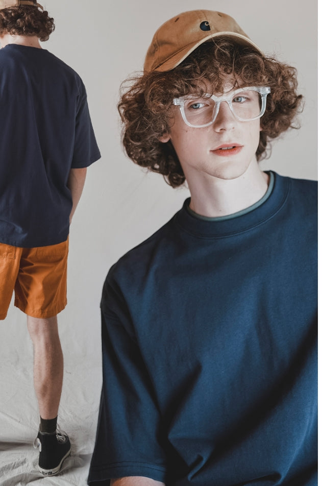 ダブルユーブイプロジェクト(WV PROJECT)  SIXTEEN SHORT SLEEVE T-SHIRTS NAVY CJST7500