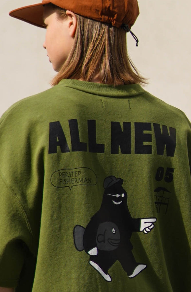 パーステップ(PERSTEP) ALL NEW MAY T-SHIRT OLIVE SMST4434